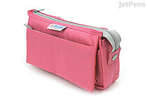 Bspoiled Pencil Case Multi Compartment - Pink - BSpoiled