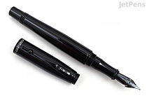 Monteverde Invincia Fountain Pen - Stealth Black - Omniflex Nib - MONTEVERDE MV41499