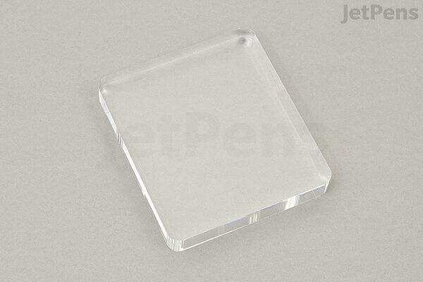 Suwimut 12 Pieces Acrylic Stamp Blocks, Clear Stamping Blocks
