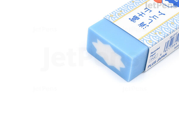 Mt.Fuji Eraser,PLUS AIR-IN Plastic Eraser 12 pieces,Made in Japan,New