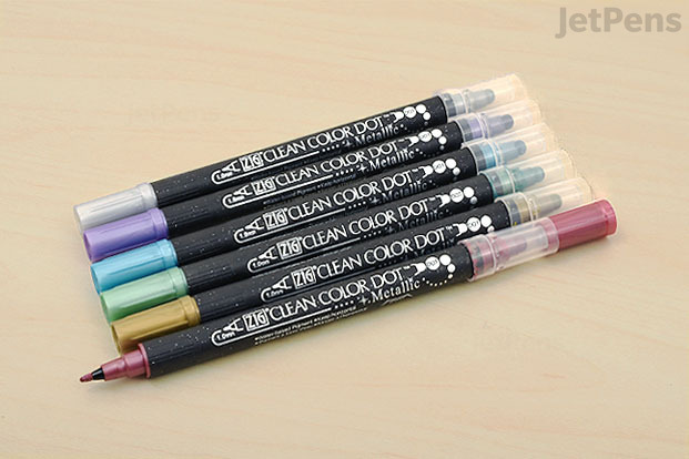 Kuretake ZIG Clean Color Dot Metallice Double-Sided Markers