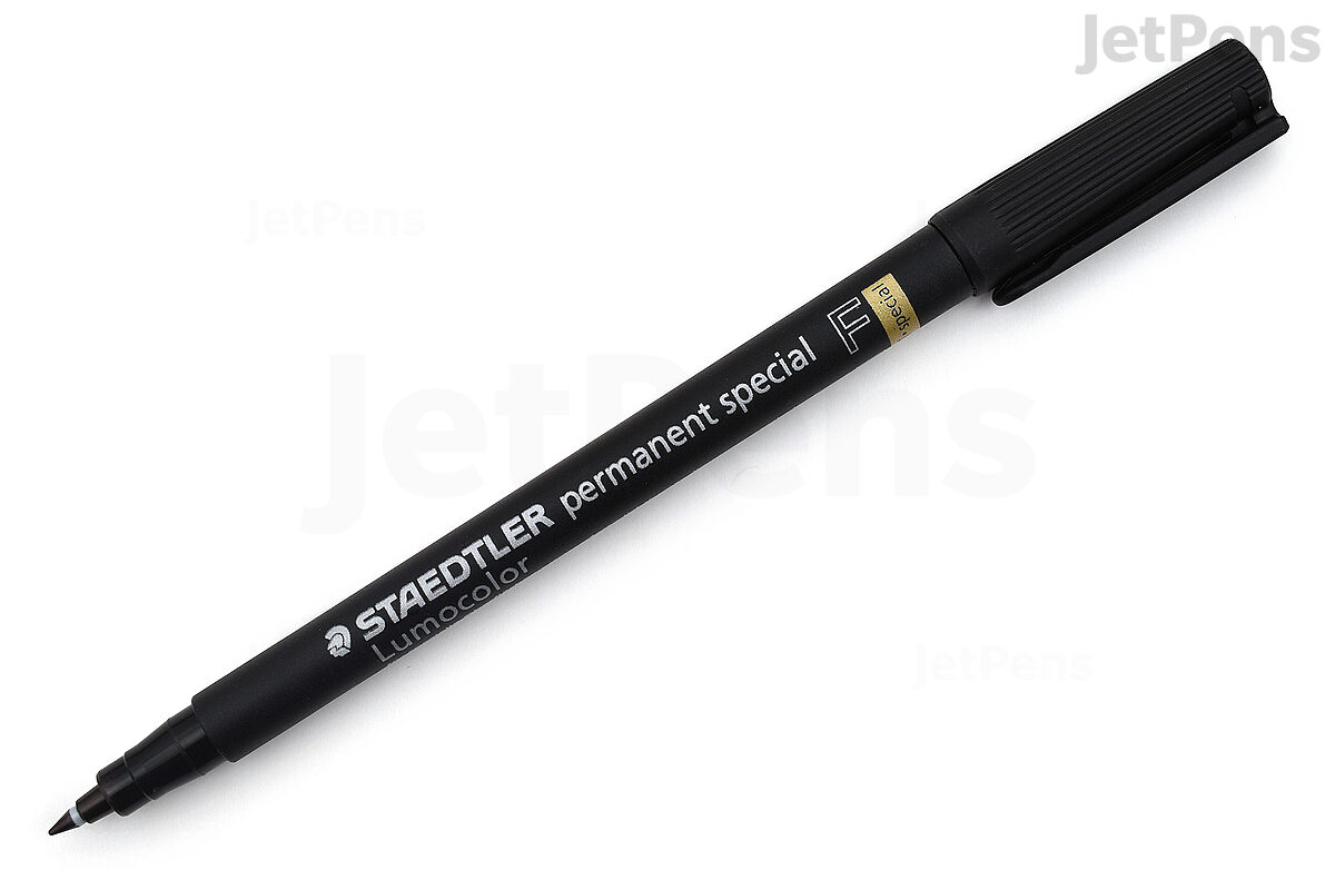 STAEDTLER LUMOCOLOR 319 - Marqueur permanent pour textiles - pointe fine -  noir Pas Cher
