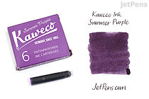 Kaweco Summer Purple Ink - 6 Cartridges - KAWECO 10000010