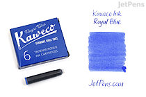 Kaweco Royal Blue Ink - 6 Cartridges - KAWECO 10000256