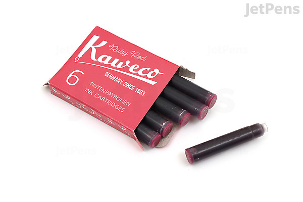 Kaweco Ruby Red Ink - 6 Cartridges | JetPens