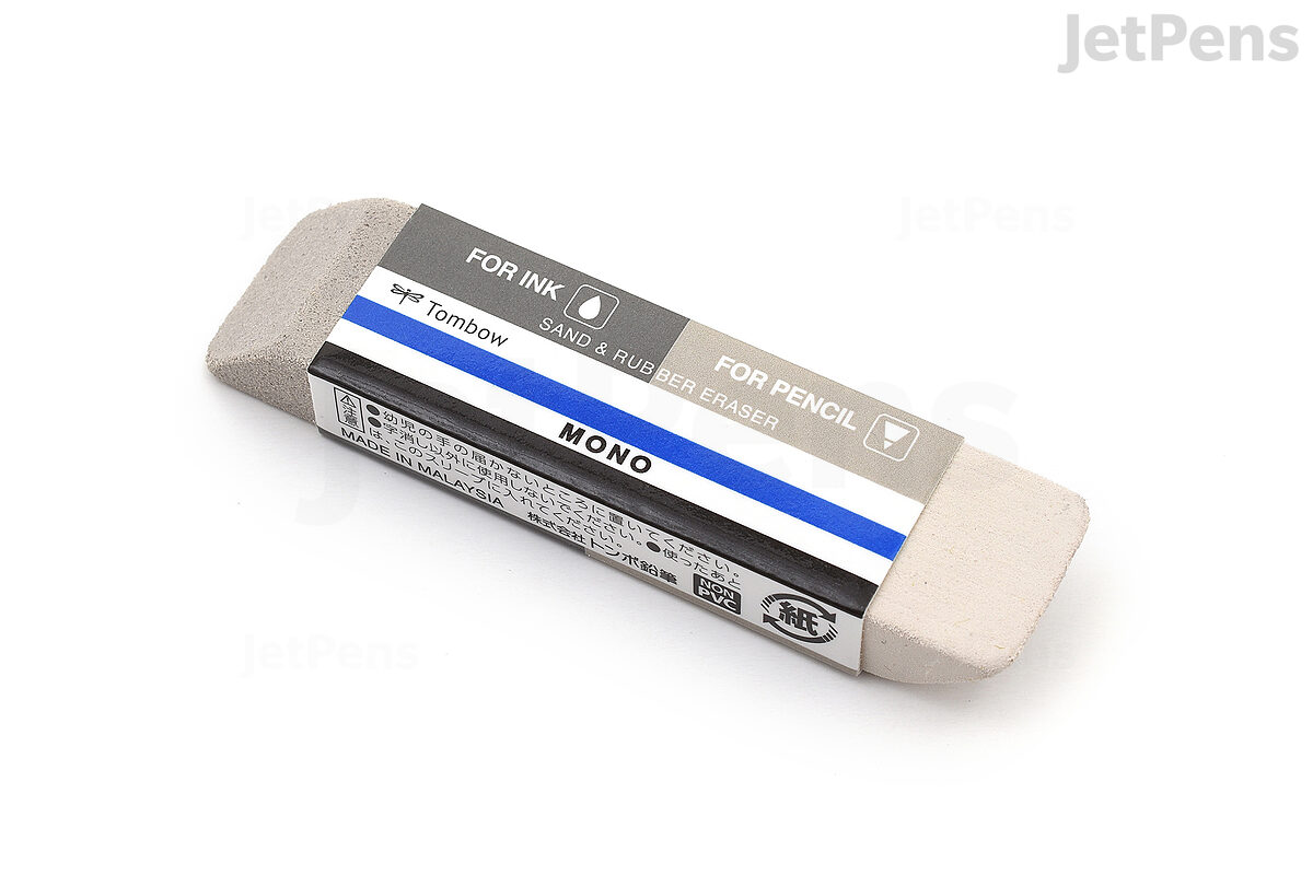 TOMBOW Mono Eraser For Ink/Pencil Sand Eraser Scrub Rubber Double Hea –  AOOKMIYA