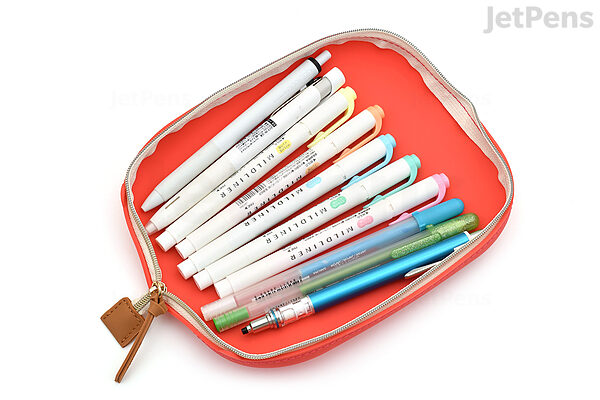 Lihit Lab Bloomin Tray Pen Case - Lily White