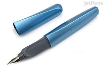 Pelikan Twist Fountain Pen - Frosted Blue - Medium Nib - PELIKAN 811262