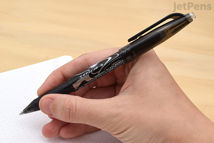 Pilot Frixion Clicker Erasable Gel Pens, Fine Point, Black Ink, 3
