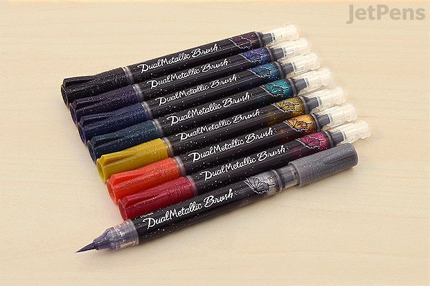 BRUSH MARKERS 10pc Set Calligraphy Markers, Soft Brush Pen, Brush  Lettering, Felt Tip Pastel Markers, Scrapbook, Planner, Calligraphy Pens 
