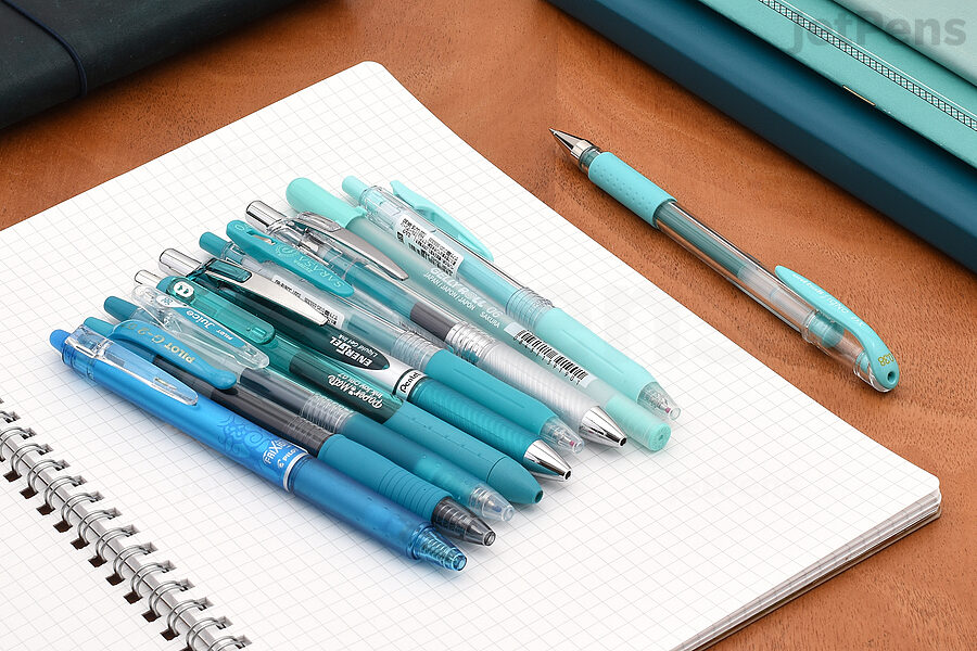 JetPens Turquoise Gel Pen Sampler