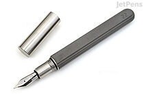 22 Studio Contour Fountain Pen - Dark Grey Concrete - Medium Nib - 22 STUDIO CFP01001