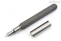22 Studio Contour Fountain Pen - Dark Grey Concrete - Fine Nib - 22 STUDIO CFP01101