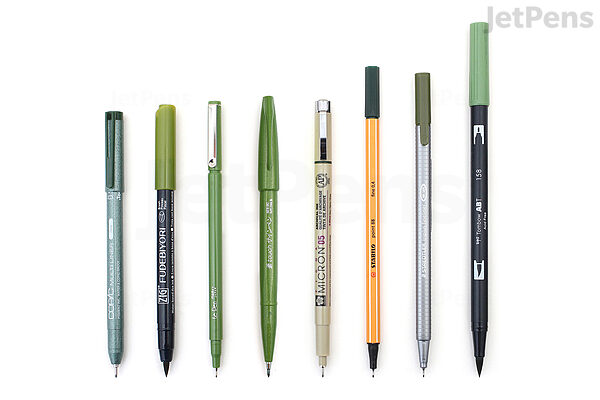 JetPens Brown Pen Sampler