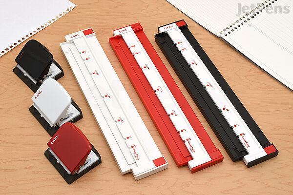 Pen + Gear 3-Hole Punch with Ruler Ring Binder, 3 Sheets, Assorted Colors 