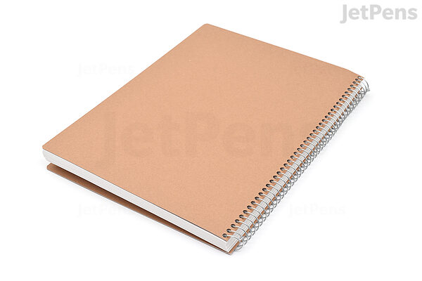 A5 Graph Clear Hardcover Spiral Notebooks 80 Sheets/160 Pages