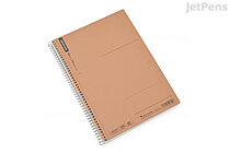 Maruman Spiral Note Basic Notebook - A5 - Plain - 80 Sheets - MARUMAN N227ES