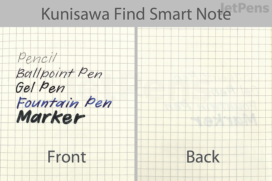 Kunisawa Find Smart Note writing sample.
