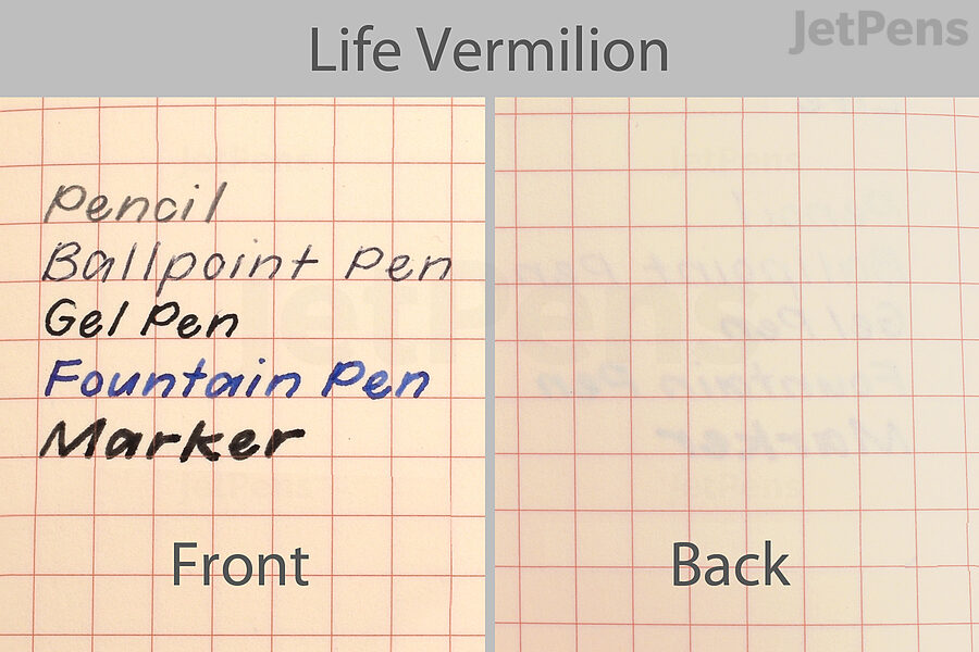 Life Vermillion writing sample.