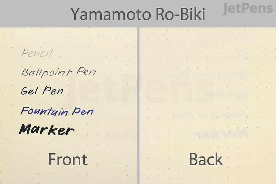 Yamamoto Ro-Biki writing sample.