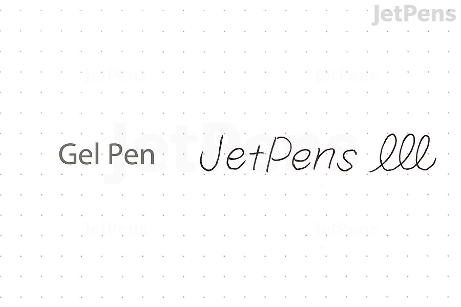 Pilot Metropolitan Gel Pen writing sample.
