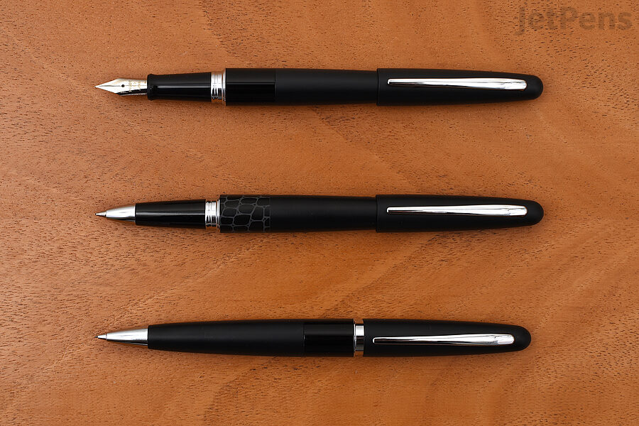 Pilot Metropolitan pens and pencils are designed to look cohesive when collected in a set.