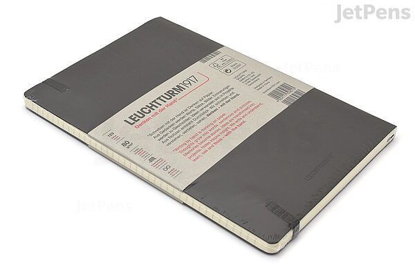 A5 Softcover Notebook - Black (Square)