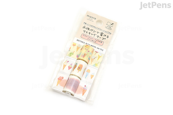 Mark S Maste Perforated Writable Washi Tape Title Ice Cream 21 Mm X 2 M Pack Of 3 Jetpens Mark S Maste Perforated Writable Washi Tape Title Ice Cream 21 Mm X 2 M Pack Of 3 Jetpens