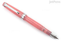 Nagasawa Original Pro Gear Slim Onomatopoeia Fountain Pen - Doki Doki (Pink) - 14k Medium Nib - Limited Edition - Nagasawa 11-8775-431