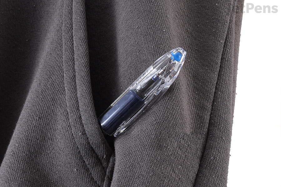 Don't leave pens in your pockets at home.