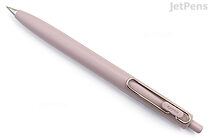 Uni-ball One F Gel Pen - 0.38 mm - Black Ink - Faded Pink Body - UNI UMNSF38F.13