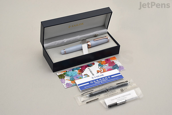 Sailor Pro Gear Fountain Pen - Every Rose Has Its Thorn (Ivory / Rose Gold) - 21k Medium - Limited Edition - SAILOR 11-8674-421 Sailor Pro Gear Fountain Pen - Every Rose Has Its Thorn (Ivory / Rose Gold) - 21k Medium - Limited Edition - SAILOR 11-8674-421