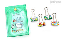 Movic My Neighbor Totoro - Binder Clip - Green - Pack of 4 - MOVIC 0521-01