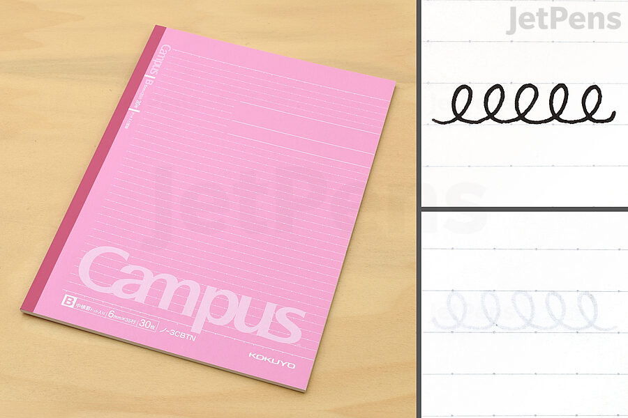 Kokuyo Campus Dotted Line Notebooks combine dot grid with horizontal lines so you can take notes and draw function graphs on the same paper.