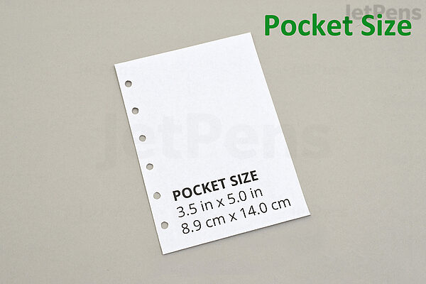 Double-sided 6 Ring A5 Pocket Refill