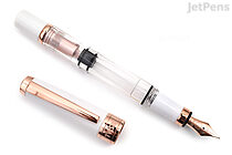 TWSBI Diamond 580 White Rose Gold Fountain Pen - Medium Nib - TWSBI M7449030