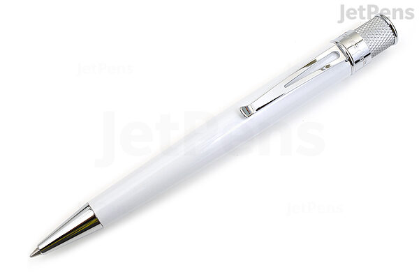 Retro 51 Tornado Classic Lacquer Rollerball Pen - White Glow in The Dark