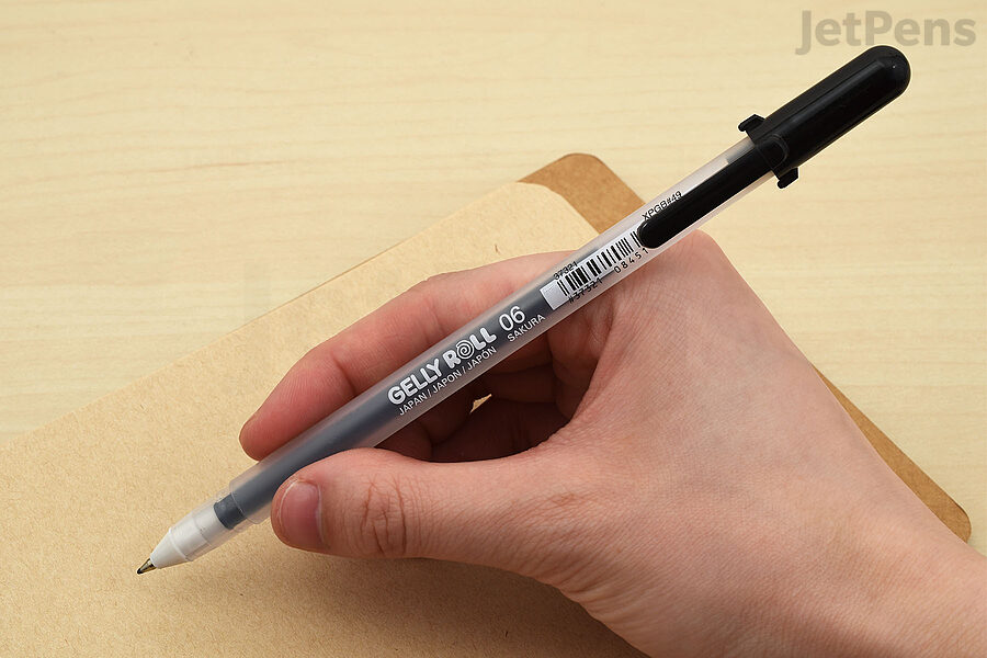 UIXJODO gel Pens, 10Pcs 05mm Japanese Black Ink Pens Fine Point