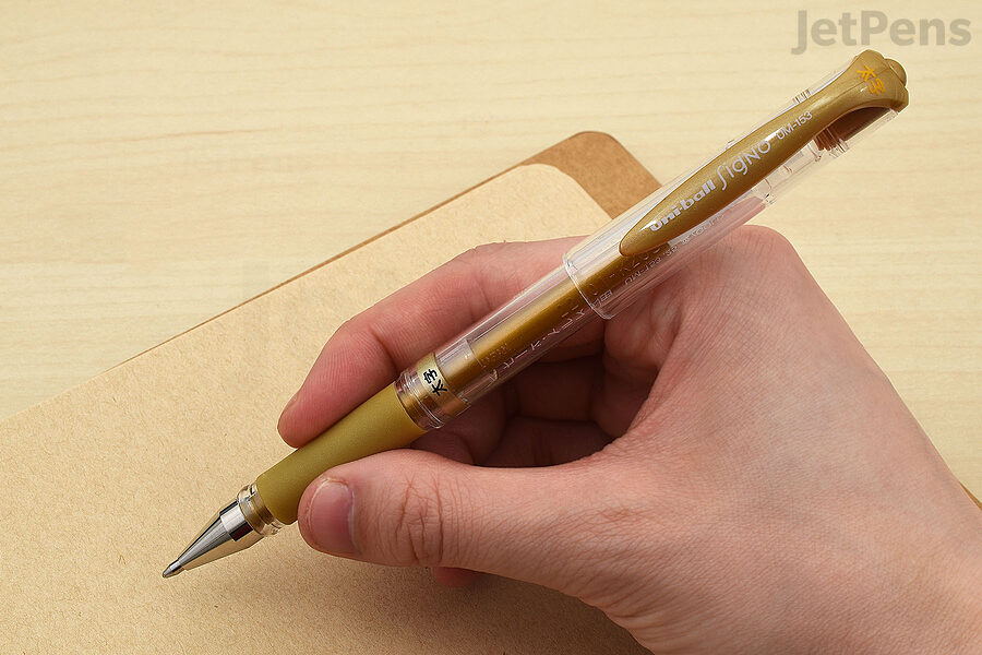 Thick Ballpoint Pen 2 Color Comfortable Writing Pens Metal - Temu