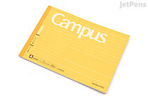 Kokuyo Campus Half Size Notebook - Half-B5 - Dotted 7 mm Rule - KOKUYO 293AT