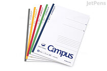 Kokuyo Smart Campus Notebook - Semi B5 - Dotted 7 mm Rule - Pack of 5 Colors - KOKUYO GS3CWATX5