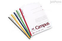 Kokuyo Smart Campus Notebook - Semi B5 - Dotted 6 mm Rule - Pack of 5 Colors - KOKUYO GS3CWBTX5