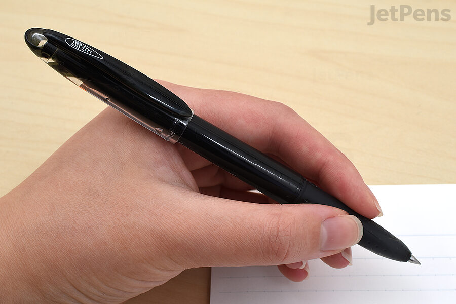The Pilot Multi Ball Rollerball Pen is an excellent multi-surface pen, but it works well on paper too.