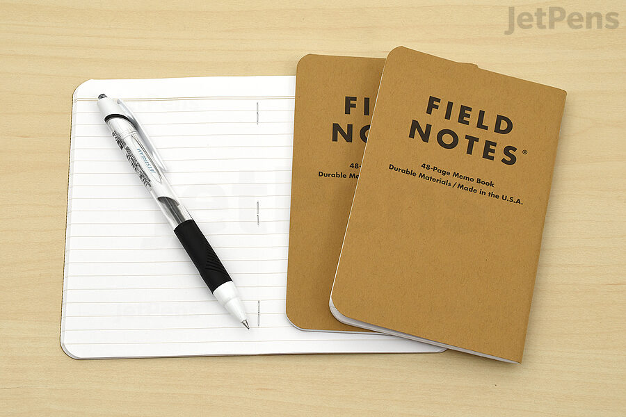 Field Notes Left-Handed Memo Books are a mirrored version of typical Field Notes Memo Books.