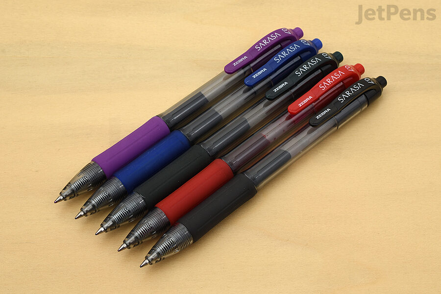The Zebra Sarasa Dry X20 Gel Pen is the most affordable pen in the Sarasa lineup and has a quick-drying ink.