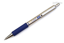 Zebra F-402 Stainless Steel Ballpoint Pen - 0.7 mm - Blue - ZEBRA 29220UPC