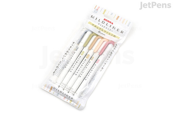Individual Zebra 2022 New Mildliner Double-sided Highlighter Dual Tip Fine  Bold Gentle Natural Color Japanese Pens Stationery -  Norway