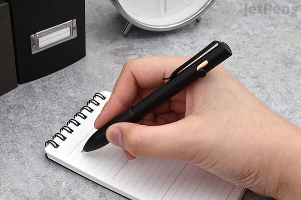 Big Idea Design Slim Bolt Action Pen (Titanium Stonewashed)