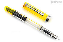 TWSBI ECO Transparent Yellow Fountain Pen - Fine Nib - Limited Edition - TWSBI M7448540