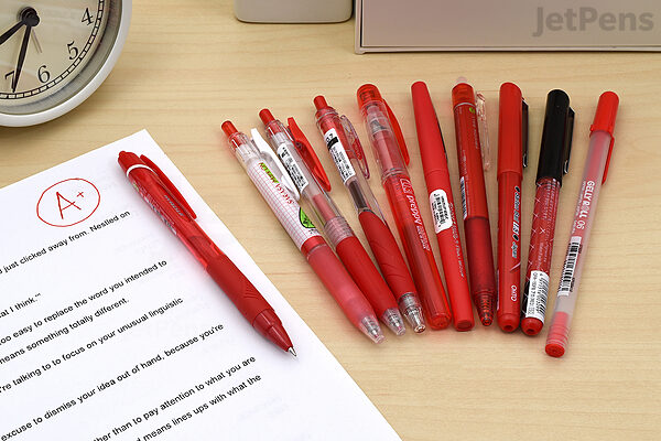  JetPens Red Grading Pen Sampler